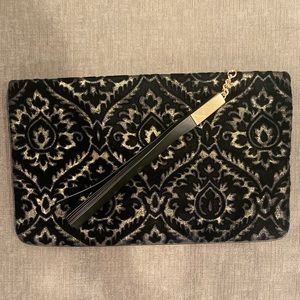 B Brian Atwood Velvet Clutch